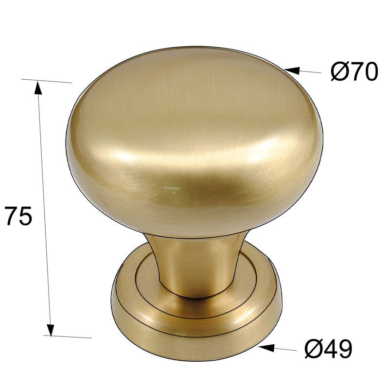 DOOR KNOB / MAT GOLD KNOBS FOR DOOR